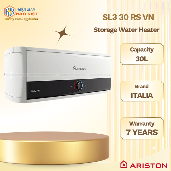 SL3 30 RS VN - Bình Nước Nóng Gián Tiếp Slim3 30 Rs VN