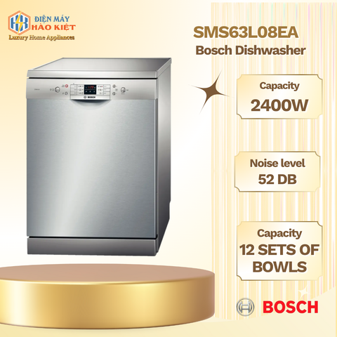 SMS63L08EA - Máy Rửa Chén Bosch_12 Bộ Series 6