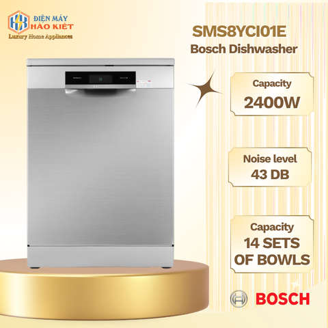 SMS8YCI01E - Máy Rửa Chén Độc Lập Bosch - Series 8