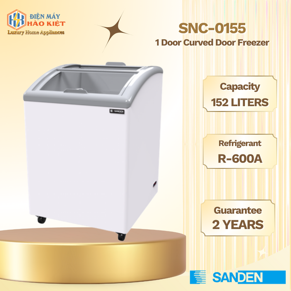 SNC-0155 - Tủ Đông 1 Cửa Cánh Cong
