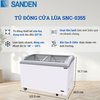 SNC-0355 - Tủ Đông 327L 2 Cửa Kính Cong
