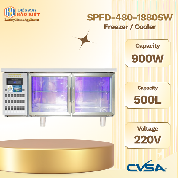 SPFD-480-1880SW - Bàn làm việc ( chức năng làm mát, làm đông)