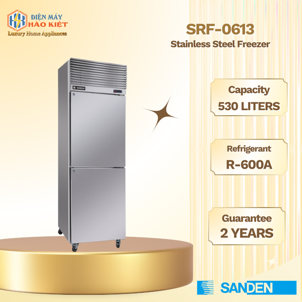 SRF-0613 - Tủ Đông Inox 530 L