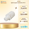 Nối vuông nhanh 10-6 (Co nối cho bộ lọc RO ST013)
