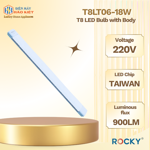 T8LT06-18W - Bóng Đèn Led T8 Liền Thân