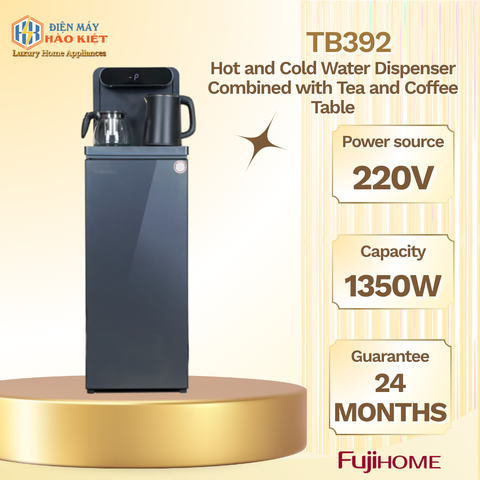 TB392 - Cây Nước Nóng Lạnh  Fujihome Kết Hợp Bàn Pha Trà, Cafe