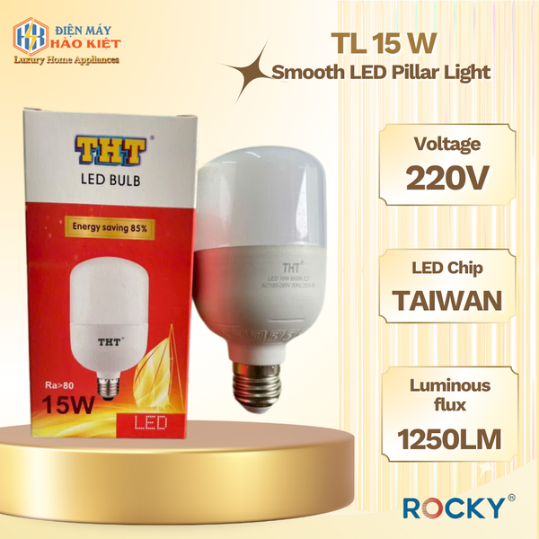 TL 15 W - ĐÈN LED TRỤ TRƠN