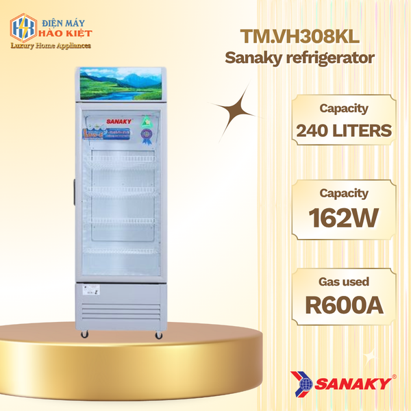 TM.VH308KL - Tủ mát Sanaky 240 lít