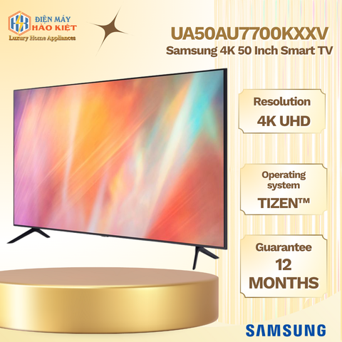 UA50AU7700KXXV - Smart Tivi Samsung 4K 50 Inch