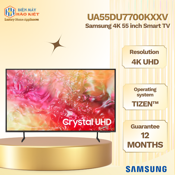 UA55DU7700KXXV - Smart Tivi Samsung 4K 55 inch
