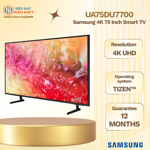 UA75DU7700 - Smart Tivi Samsung 4K 75 Inch