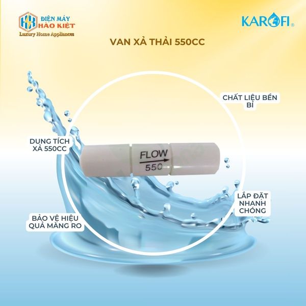 Van xả thải 550CC