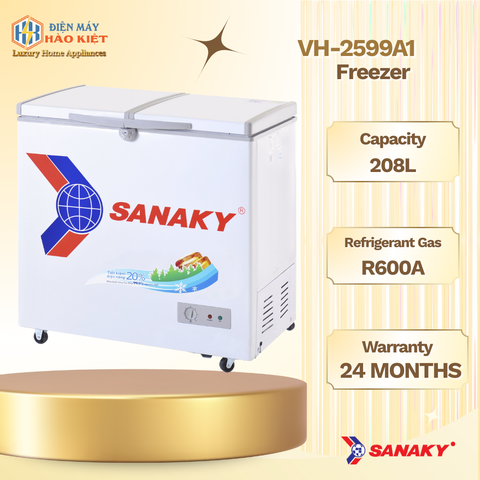 VH-2599A1 Tủ Đông Sanaky 175L