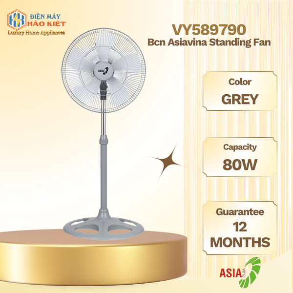 VY589790 - Quạt Đứng Bcn Asiavina 80W Xám
