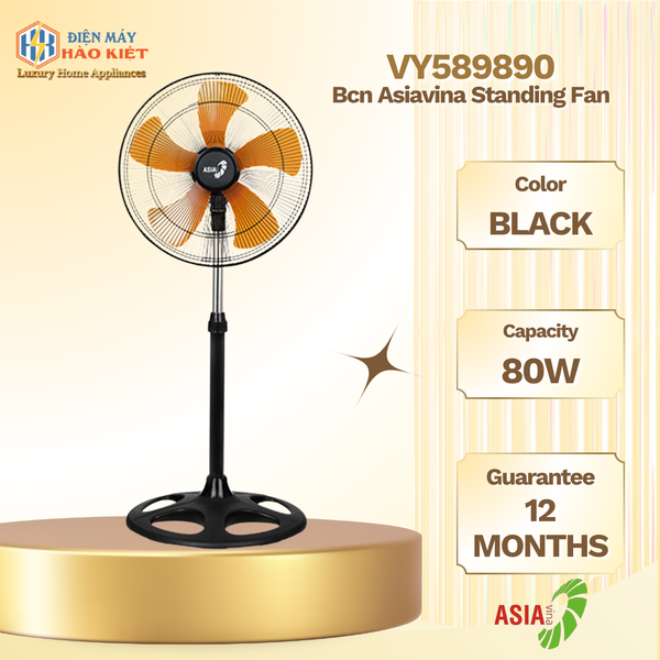 VY589890 - Quạt Đứng Bcn Asiavina 80W Đen
