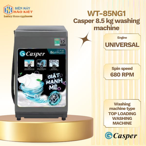 WT-85NG1 - Máy giặt Casper 8.5 kg