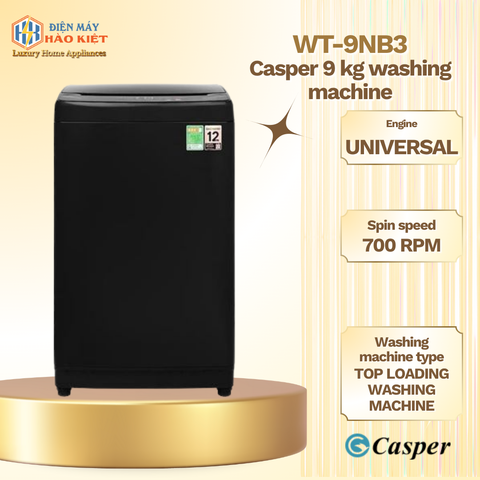 WT-9NB3 - Máy giặt Casper - 9 kg