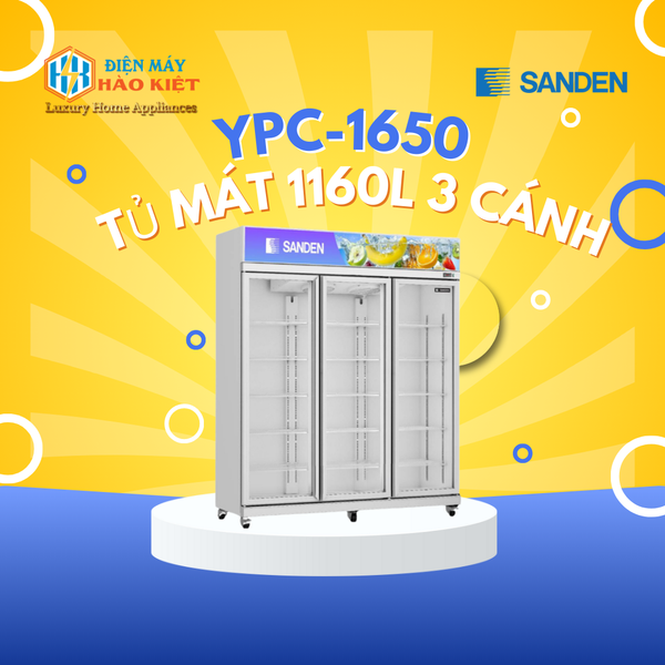YPC-1650 - Tủ Mát 1160L 3 Cánh