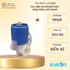 Van điện từ DAUER tròn nhập khẩu nối nhanh (Van điện từ 24V EZ xanh YS-DCF-J2 KSD)