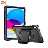  Ốp lưng iPad 11″ Gen 11th/10.9″ Gen 10th Zaki NON series chống sốc có chân dựng kiêm quai xách 