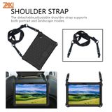  Ốp lưng có dây đeo Samsung Galaxy Tab A11 Plus Zaki EVA Beehive Style Handle Stand (Đen - Xanh) 