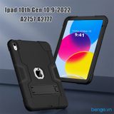  Ốp lưng iPad A16 11"/Gen 11th/10th 10.9" Zaki Defender Armor Shell - Đen 