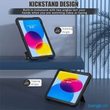  Ốp lưng iPad A16 11"/Gen 11th/10th 10.9" Zaki Defender Armor Shell - Đen 