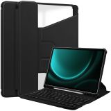  Bao da bàn phím Samsung Galaxy Tab S10 FE/S9/S9 FE ZAKI SlimFit Clear Rotate Keyboard 