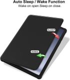  Bao da Samsung Galaxy Tab A9 Plus (SM-X210 / X216 / X218) Zaki SlimFit Clear Rotate 360 