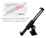  Giá treo tường máy tính bảng có khóa và chìa khóa, xoay thiết kế điều chỉnh tùy ý, đa góc, giá đỡ cho hầu hết 8 đến 10,4 inch và cho iPad Air & 10,2,10,9, Pro 11 Galaxy tab, v.v. 