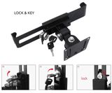  Giá treo tường máy tính bảng có khóa và chìa khóa, xoay thiết kế điều chỉnh tùy ý, đa góc, giá đỡ cho hầu hết 8 đến 10,4 inch và cho iPad Air & 10,2,10,9, Pro 11 Galaxy tab, v.v. 