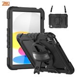  Ốp lưng iPad A16 Gen 11th/10th 10.9″ Zaki SZC Series chống sốc có bảo vệ màn hình (Đen) 