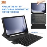  Bao da bàn phím Samsung Galaxy Tab A11 Plus/Tab A9 Plus ZAKI SlimFit Clear Rotate Keyboard 
