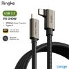 Cáp sạc nhanh 240W RINGKE 90 Degree USB-3.2 Gen 2X2 USB-C Cable