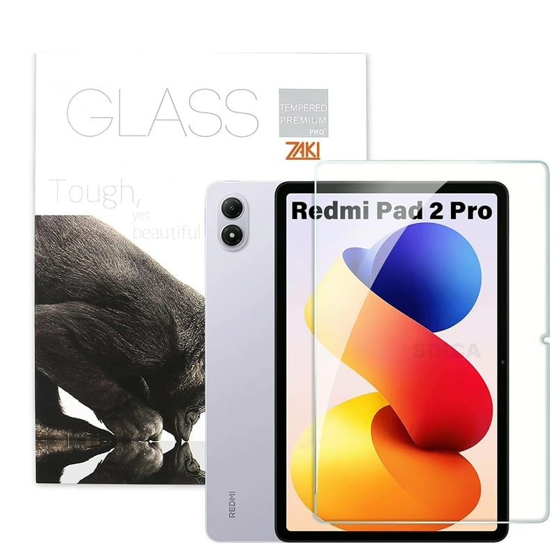  Dán cường lực trong suốt Xiaomi Redmi Pad 2 Pro 12.1″ Zaki Tempered Glass 