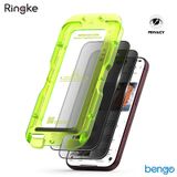  [Combo 2] Dán cường lực chống nhìn trộm iPhone 18 Pro Max / 18 Pro RINGKE Easy Slide Privacy Tempered Glass 