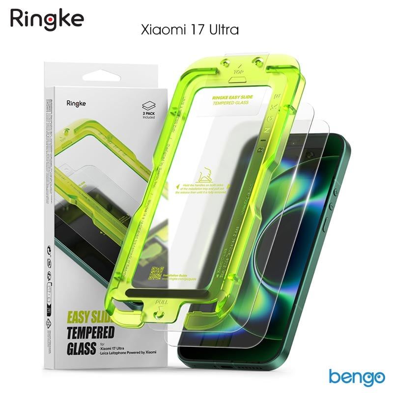  [Combo 2] Dán màn hình cường lực Xiaomi 17 Ultra RINGKE Easy Slide Tempered Glass 
