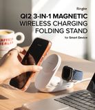  Đế sạc Ringke Stand Qi2 25W 3-in-1 Folding Magnetic Wireless Charger 