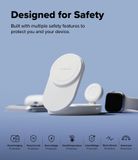 Đế sạc Ringke Stand Qi2 25W 3-in-1 Folding Magnetic Wireless Charger 