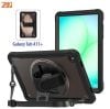  Ốp lưng chống sốc Samsung Galaxy Tab A11 Plus Zaki FLT chân xoay 360 có quai đeo tay 