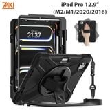  Ốp lưng iPad 12.9" 2018/2021/2022 chống sốc có dây đeo vai và chân dựng ZAKI JGX 