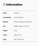  Ốp lưng iPhone 17 Pro Max RINGKE Air 