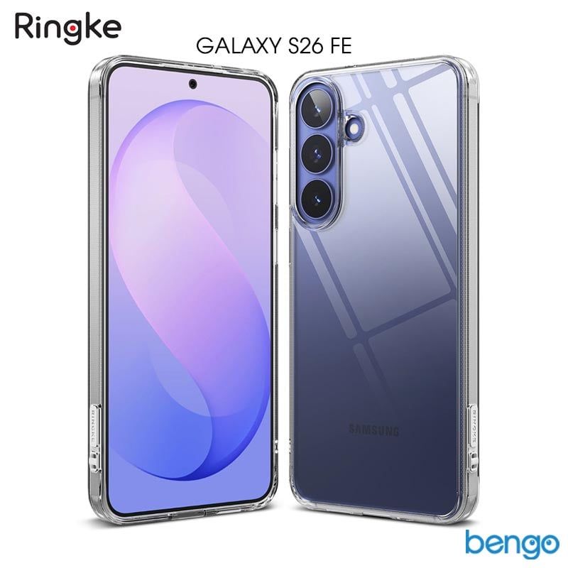  Ốp lưng Samsung Galaxy S26 FE RINGKE Fusion – CLEAR 