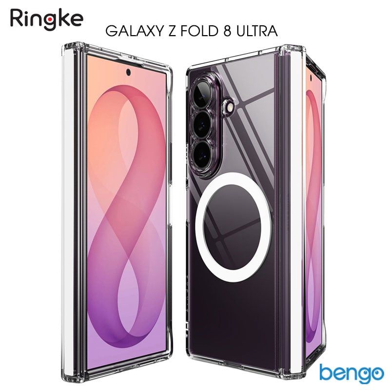  Ốp lưng Samsung Galaxy Z Fold 8 Ultra RINGKE Fusion Flap Magnetic 
