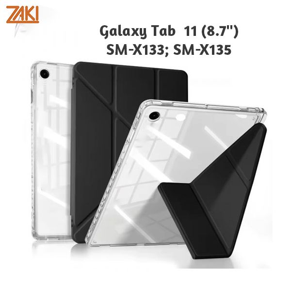  Bao da Samsung Galaxy Tab A11 / A9 ZAKI SlimFit Clear V2 mặt lưng trong suốt 