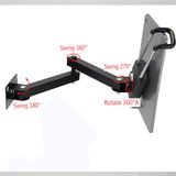  Giá đỡ máy tính bảng, Ipad, Tablet treo trên tường có khóa Zaki có thể điều chỉnh cánh tay linh hoạt - ZK78-L 