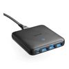  Sạc Anker 63W 4 Port PIQ 3.0 & GaN Fast Charger Adapter, PowerPort Atom III Slim Wall Charger with Dual USB C Ports (45W Max), for MacBook, Laptops, iPad Pro, iPhone, and More 