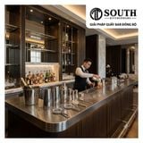  Quầy bar inox gia công theo yêu cầu cho khách sạn, nhà hàng, bar và lounge 