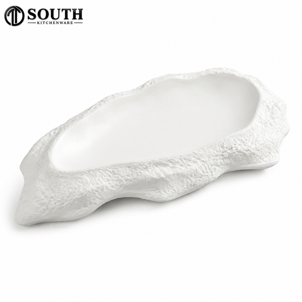 Đĩa sứ hình con hàu 31×17cm Lacosa South Kitchenware
