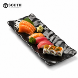  Đĩa sushi sứ đen mờ 33–43.5cm 